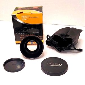 Digital Advance DSLR PRO HD SERIES Wide Converter Lens w/ Macro 0.48x 55mm M55